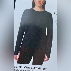 Mondetta Women’s Charcoal Long Sleeve Shirt L